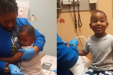 Медицинската сестра “магично” го смири детето и му зеде крв.